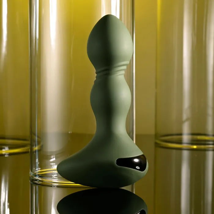 Anal ShhhWndsr Evolved LIEUTENANT 122 cm USBR Vibrating Butt Plug Green