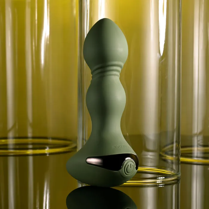 Anal ShhhWndsr Evolved LIEUTENANT 122 cm USBR Vibrating Butt Plug Green