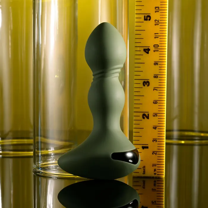 Anal ShhhWndsr Evolved LIEUTENANT 122 cm USBR Vibrating Butt Plug Green
