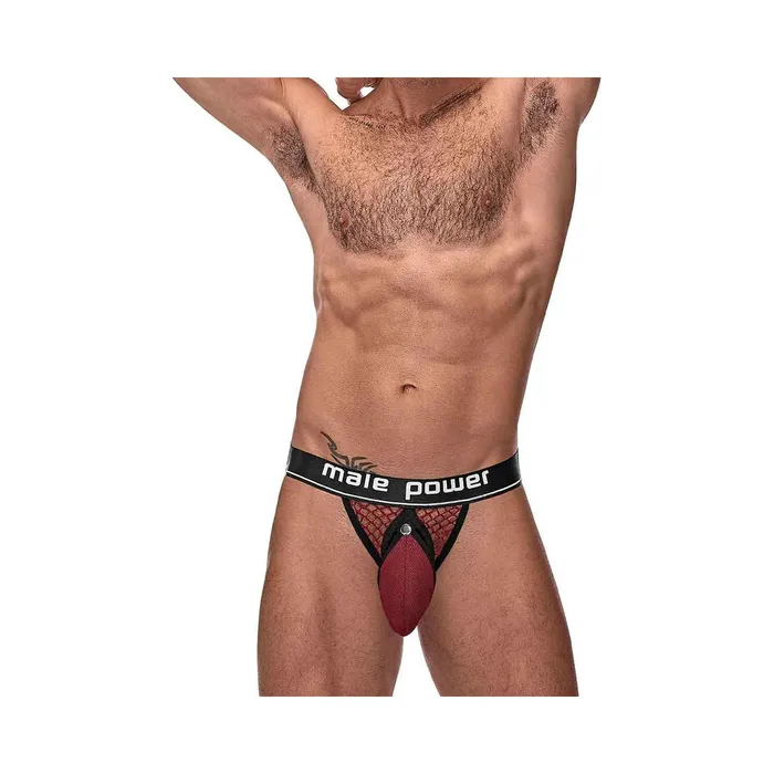 Cock Pit Net Cock Ring Jock L XL Burgundy Fairvillacom Male Sex Toys
