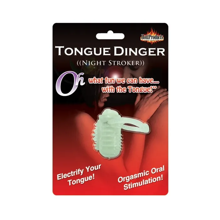 Fairvillacom Male Sex Toys Tongue Dinger Night Stroker Vibrating Ring Glow In The Dark