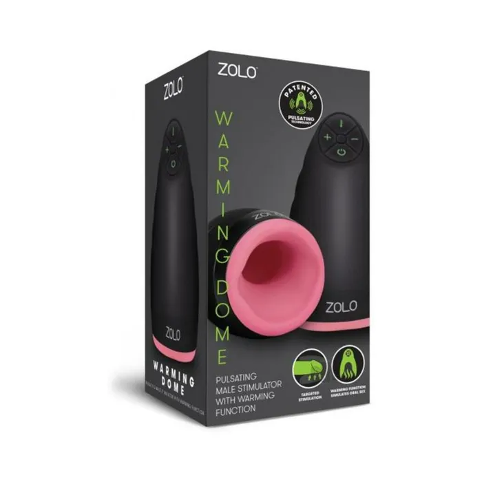 Fairvillacom Male Sex Toys Zolo Pulsating Warming Dome Male Stimulator