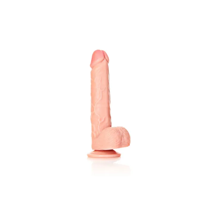 Female Sex Toys ShhhWndsr REALROCK Straight Realistic Dildo Dong with Balls 18cm Flesh Female Sex Toys ShhhWndsr REALROCK Straight Realistic Dildo Dong with Balls 18cm Flesh