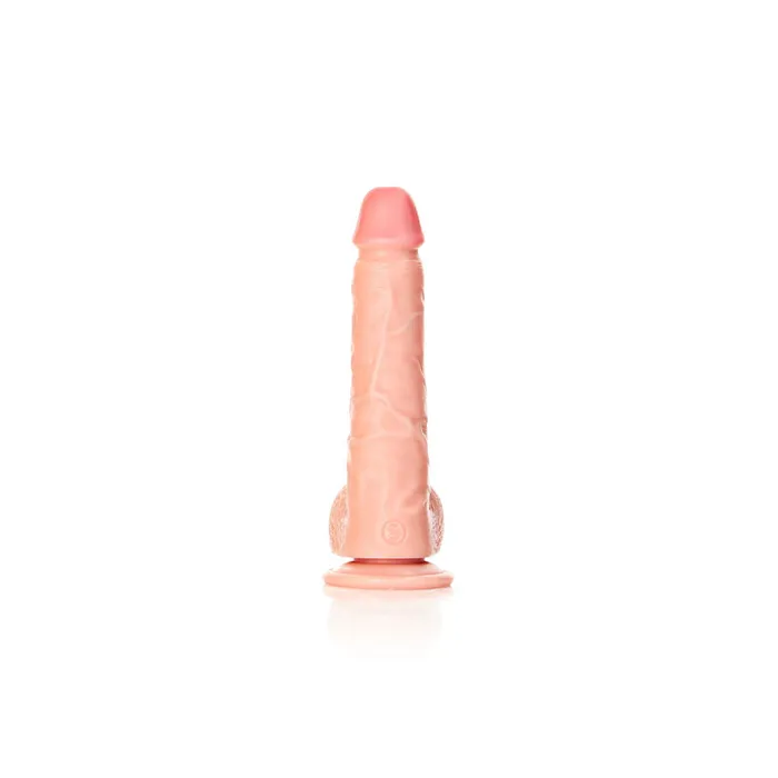 Female Sex Toys ShhhWndsr REALROCK Straight Realistic Dildo Dong with Balls 18cm Flesh Female Sex Toys ShhhWndsr REALROCK Straight Realistic Dildo Dong with Balls 18cm Flesh