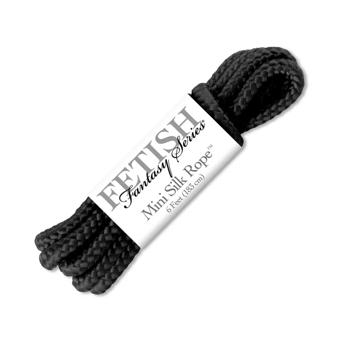 Fetish Fantasy Series Mini Silk Rope Black Fairvillacom Female Sex Toys