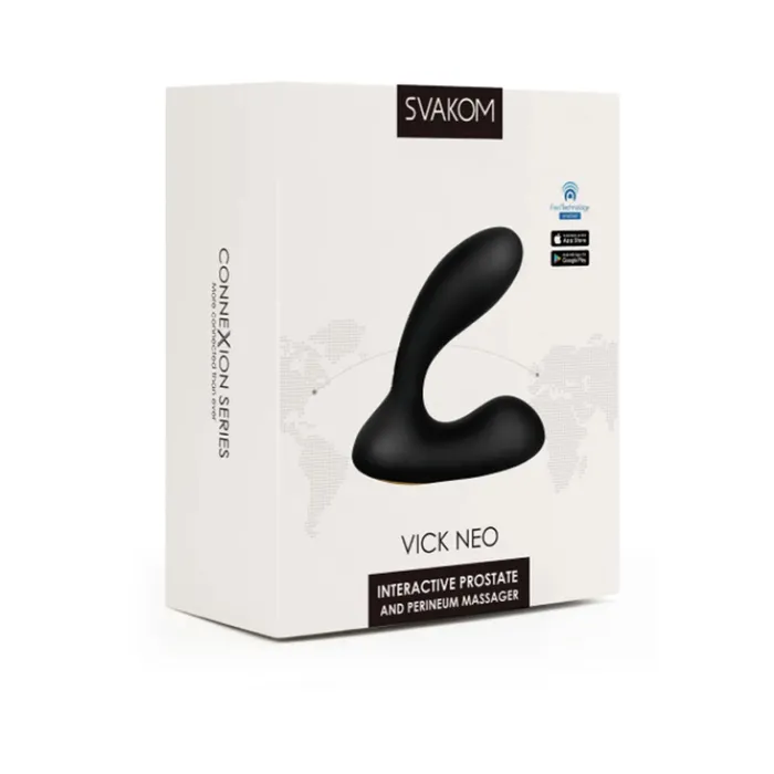 Male Sex Toys Vick Neo Interactive Prostate And Perineum Massager App Controlled Fairvillacom