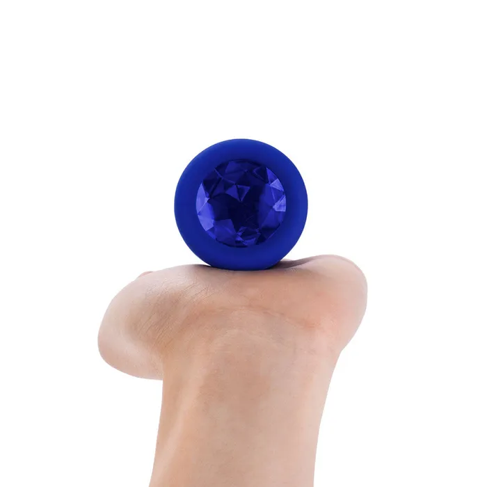 Anal BVibe Blue Sapphire Vibrating Jewel Plug LXL