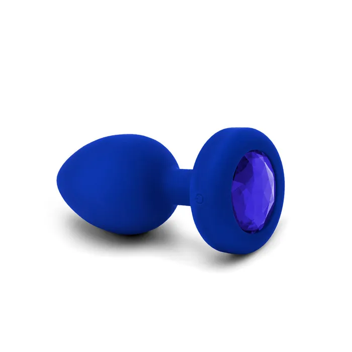 Anal BVibe Blue Sapphire Vibrating Jewel Plug LXL