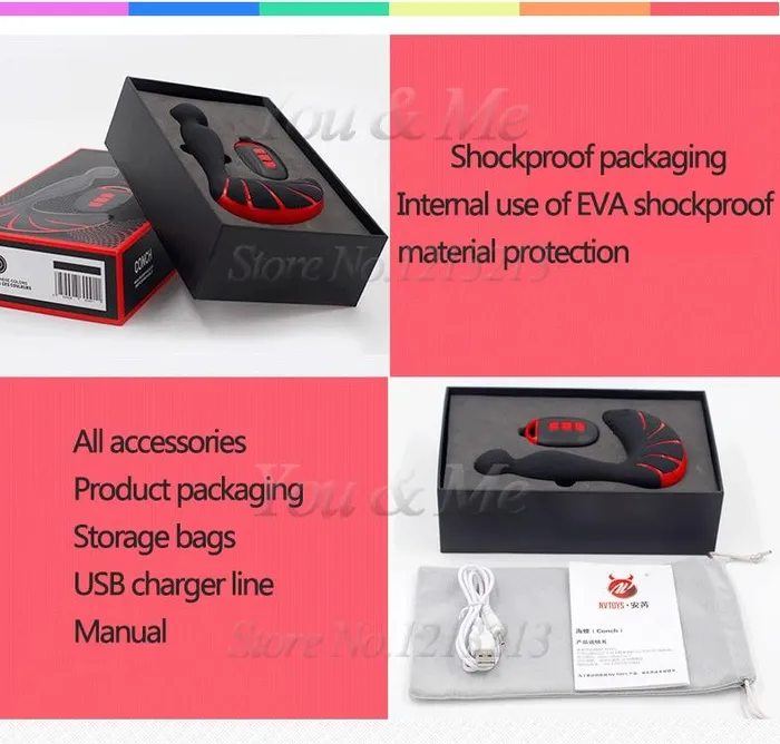 Kinkstasy Stud Budd Remote Control Prostate Massager and Erection Enhancer Male Sex Toys