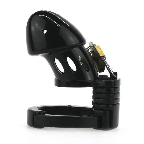LoveLife SexToys Male Sex Toys Adjustable Male Cock Cuff Chastity Device Black