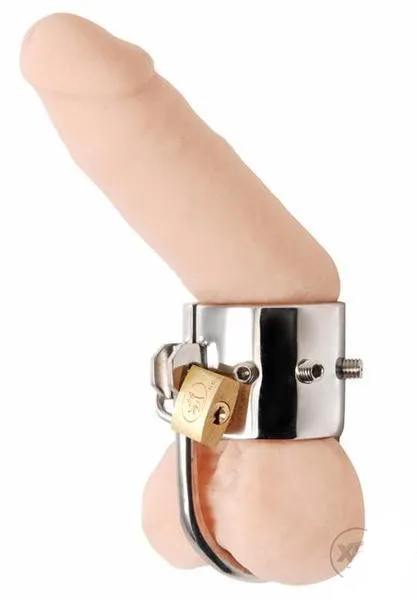 Male Sex Toys Kinkstasy CBT Locking Spiked Ball Stretcher