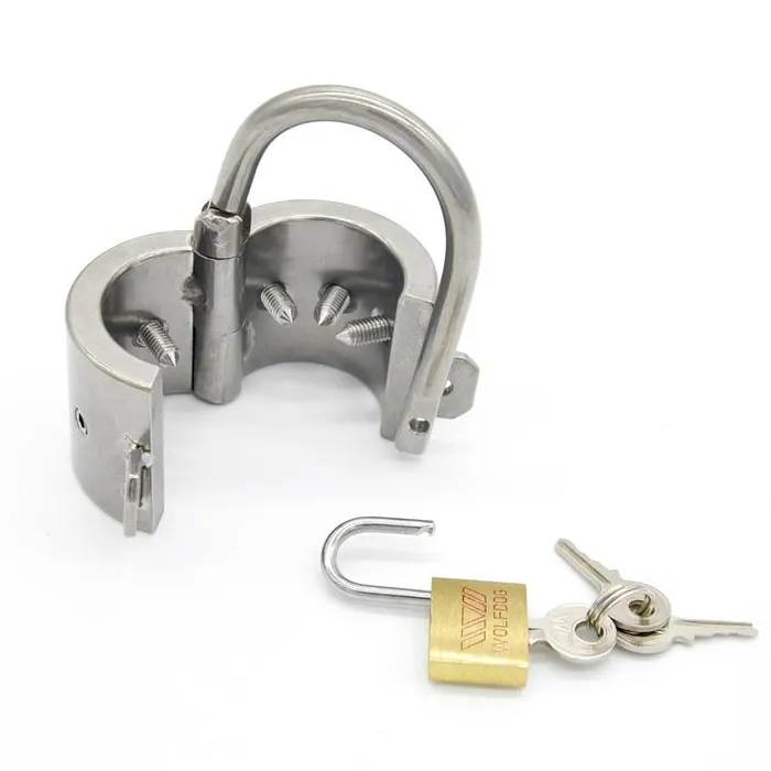 Male Sex Toys Kinkstasy CBT Locking Spiked Ball Stretcher