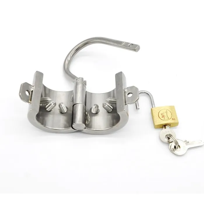 Male Sex Toys Kinkstasy CBT Locking Spiked Ball Stretcher