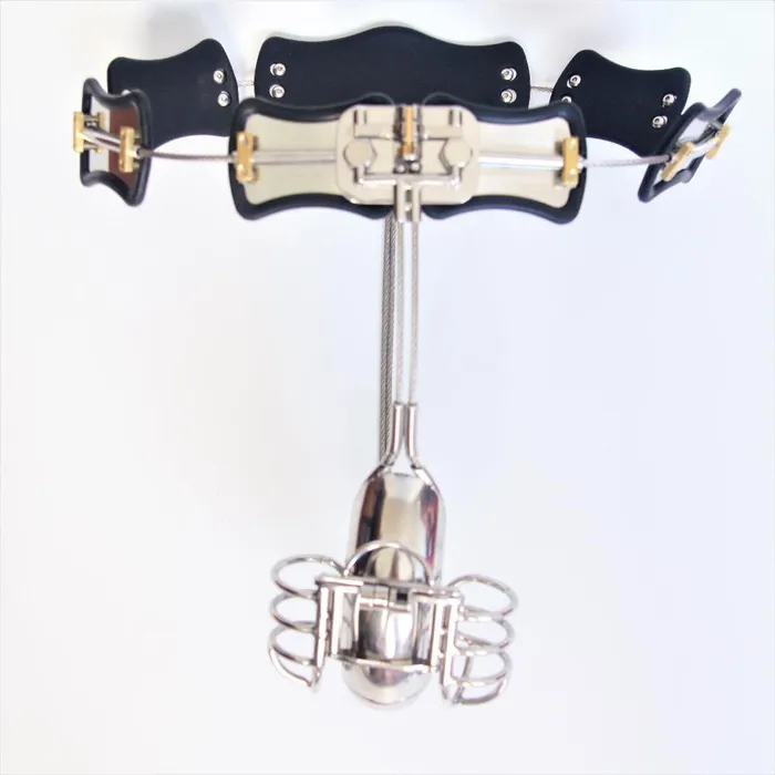 Male Sex Toys Kinkstasy Ultra Secure Stainless Classic Steel Male Chastity Belt