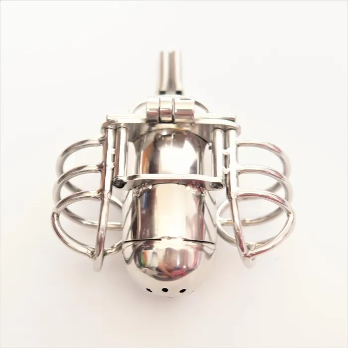 Male Sex Toys Kinkstasy Ultra Secure Stainless Classic Steel Male Chastity Belt