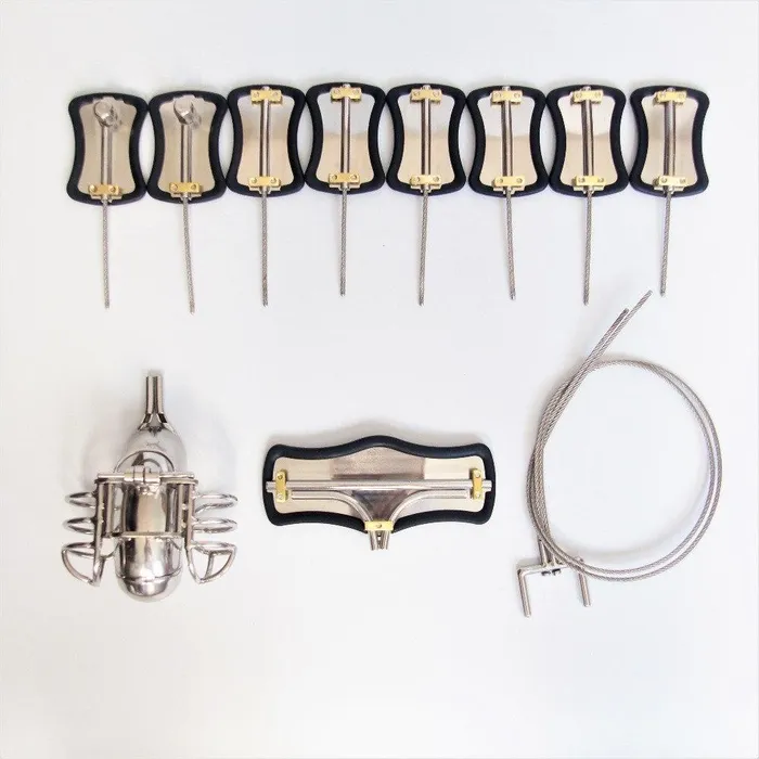 Male Sex Toys Kinkstasy Ultra Secure Stainless Classic Steel Male Chastity Belt