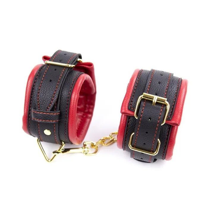 Premium Vintage Restraints Hand Cuffs Ankle Cuffs Collar Set Kinkstasy Couples