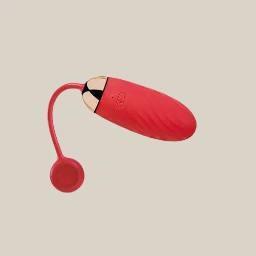 Svakom Couples Svakom Ella APP Controlled Silicone Vibrating Egg red
