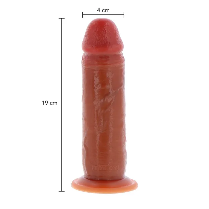 Toy Joy Sex Toys Dildos Get Real Silicone Foreskin Dildo Dong 75 Inch ToyJoy Brand